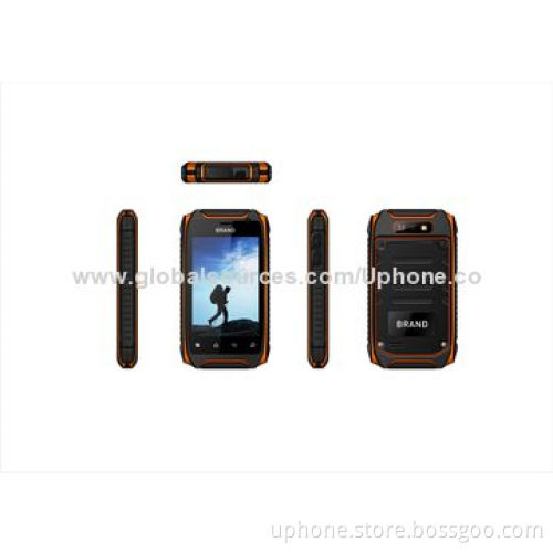 Waterproof Smart Dual-mode Phones with Toughen Glass, 122.5 x 68.8 x 16.3mm Size